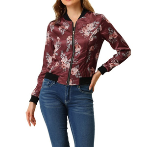 Chaqueta Bomber cómoda y transpirable para mujer, ropa informal, chaqueta Bomber de secado rápido para mujer más vendida - Product Image 1