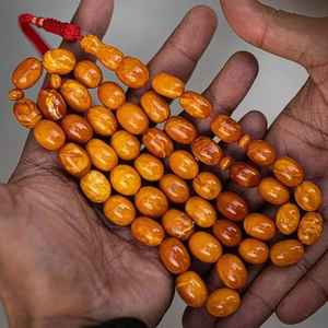 Perles de tasbih en résine de luxe, nouveau design, avec pompon, chapelet de prière islamique pour les cadeaux du Ramadan en provenance d'Inde - Product Image 1