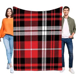 Couverture de survie d'urgence respirante toutes saisons en polaire corail épaisse 100 % polyester couleur unie personnalisable - Product Image 1