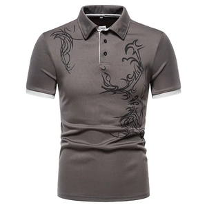 Polos de algodón informales para hombre con logotipo bordado personalizado de alta calidad, ropa deportiva de talla grande, Polo Street Fashion Polo para hombre - Product Image 1