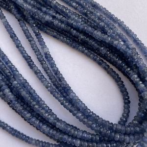 ลูกปัดแซฟไฟร์สีฟ้าอ่อนธรรมชาติขนาด2มม. 3มม. 4มม. จากผู้ผลิตออนไลน์ Alibaba 2025ปกติ - Product Image 2