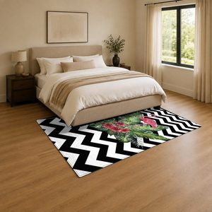 <b>RUGS</b> DEPOT LXDP-0803 Wholesale <b>Charcoal</b> <b>Grey</b> Traditional Anatolian Digital Printed Machine Washable Chenille Area <b>Rug</b> Non Slip - Product Image 3