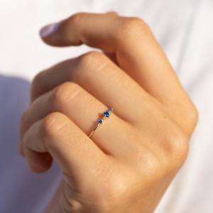 925 argent Sterling saphir pierres précieuses bague bijoux à la main en argent Boho Style bague bijoux pour femmes cadeau de mariage pour femme - Product Image 3