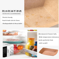 Plateau en papier kraft jetable à prix d'usine, boîte en papier simple pour frites et poulet frit, faible MOQ