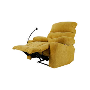 Boucle classique moderne simple maison cinématique fauteuil inclinable téléphone porte-gobelets NZ60 PLUS velours couleur noisette - Product Image 2