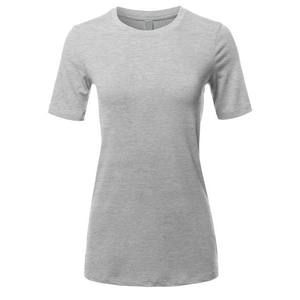 เสื้อยืดผู้หญิงสำหรับฤดูร้อน คอลเลคชั่นลำลอง ผลิตจากวัสดุรักษ์โลก แห้งเร็ว ระบายอากาศดี รับสกรีนโลโก้ ปรับขนาดได้ - Product Image 5