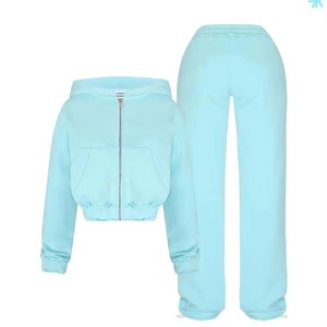 Ensemble de survêtement de sport pour femmes, deux pièces, pour l'exercice, la salle de sport, l'entraînement, le yoga, la course à pied et les vêtements de sport de plein air - Product Image 6