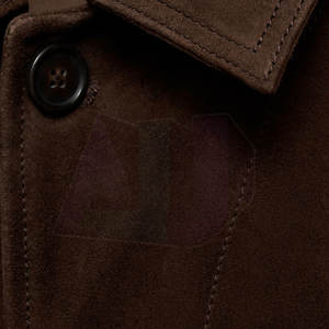 Veste en daim décontractée intemporelle pour homme, texture raffinée sur le devant, écologique, séchage rapide, confortable pour les voyages et le quotidien - Product Image 5