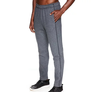 Smart Casual <b>Men's</b> Open Hem Drawstring With High Quality <b>Elastic</b> Waist Band <b>Trousers</b> OEM Custom Leg Zipper Pants For <b>Man</b> - Product Image 2