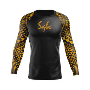 Custom Printed Rash Guard Sublimation Printed <b>Rashguard</b> Mma Rushguard <b>Bjj</b> OEM Mma Rash Guards - Product Image 1