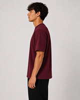 T-shirt classique ODM 100% coton 180 grammes pour homme, manches courtes, respirant, anti-boulochage, conçu pour un confort quotidien, fabriqué en Italie