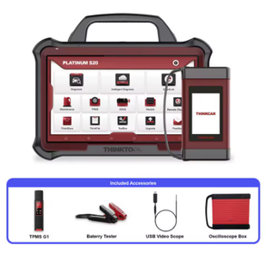 ACHETEZ MAINTENANT! Scanner de diagnostic automobile PlatinumS20 WiFi avec écran LCD 3,3 pouces et outils de programmation ECU pour - Product Image 1
