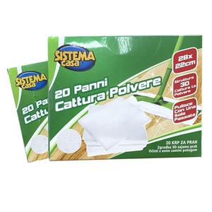 BSCI ISO9001 Chiffon <span class=keywords><strong>antistatique</strong></span> sans poussière pour le nettoyage des sols non tissés, lingettes sèches pour sols, lingettes jetables pour vadrouille - Product Image 1