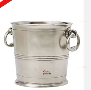 Enfriador de vino con acabado plateado de acero inoxidable de la mejor calidad, Cubo de bebidas para hotel, restaurante y bar - Product Image 2
