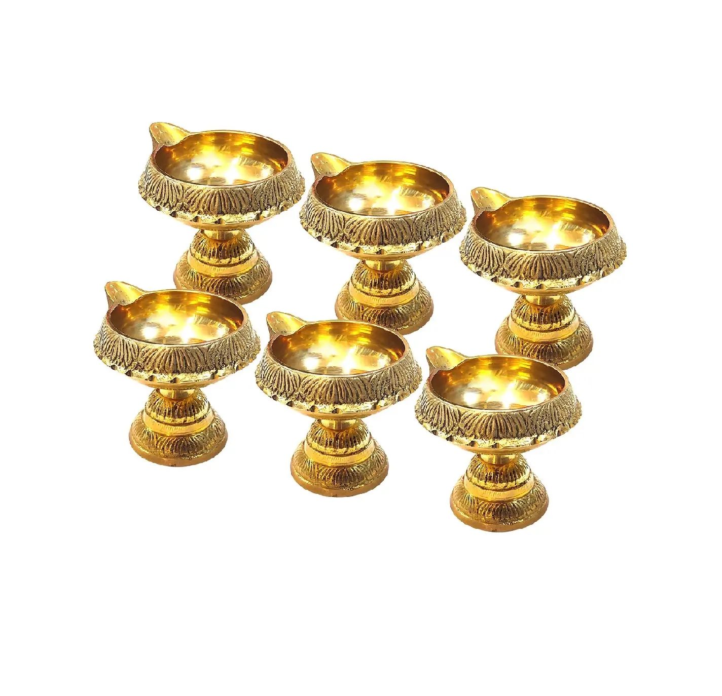 Atacado bronze nandadeep diya stand bronze óleo lâmpada para casa pooja artigo decorar use bronze nandadeep diya para preço barato