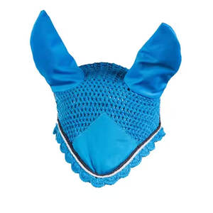 Cagoules de cheval bleu sur mesure avec oreilles Cagoules de cheval en polaire de qualité supérieure Conception personnalisée Nouveau tapis de selle Cagoule de cheval Protection de l'ajustement sécurisé - Product Image 1