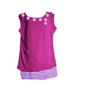 Ladies Fancy <b>Sleeveless</b> <b>Tops</b> Ladies Customising Fashionable Clothing Bulk Manufacturing in India - Product Image 6