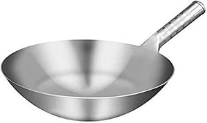 หม้อทอดสแตนเลสด้ามยาวเดี่ยวกระทะทำอาหารอินเดียสำหรับร้านอาหารโรงแรม - Product Image 2