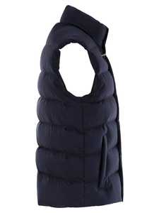 Chaleco acolchado con cuello levantado para hombre, chaleco ligero con aislamiento térmico de invierno, chaqueta con bolsillos con cremallera para exteriores informales - Product Image 5