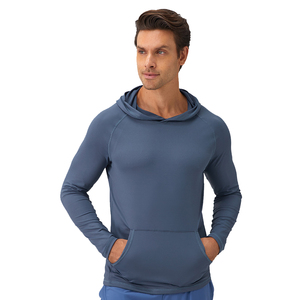 Sweat-shirt à capuche unisexe personnalisé 100% coton Tissu tricoté Poche avant Manches longues Coupe régulière Hiver Respirant pour décontracté - Product Image 2