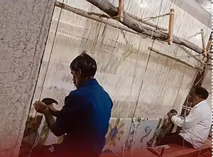 พรมไหมพรมขนสัตว์ทำมือนุ่มหรูหราทันสมัยดีไซน์นามธรรมแบบผูกปมปรับแต่งได้ขนาด5x8สีสดใสสำหรับบ้านสำนักงาน - Product Image 2