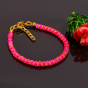 Pulsera de ópalo de fuego Rosa etíope Pulsera de piedras preciosas con cuentas de plata esterlina 925 Estilo moderno - Product Image 4