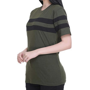 High quality lady blank gym sport <b>plain</b> cotton <b>white</b> custom lain <b>women</b> <b>t</b> <b>shirt</b> - Product Image 3