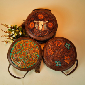 Bolso de mano de cuero real tallado a mano, bolso de mano, bandolera elegante, bolsos de hombro tipo bandolera para mujer, bandolera - Product Image 2