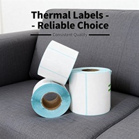 Etiquetas de Envío de Papel Adhesivo Térmico Directo 6x4 (4x6) con Códigos de Barras Impresos Personalizados, Ecológicas y Duraderas para Uso en Supermercados