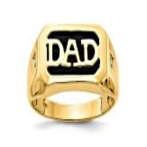 Anillo de papá de acero inoxidable de Plata de Ley 925 con moissanita, el mejor regalo para hombres, joyería de fiesta de boda de ónix, incrustaciones de ajuste experto - Product Image 1