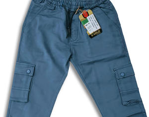 Pantalon cargo en coton lourd pour homme 2025, pantalon de travail tactique multi-poches, marque G GOLD, teint au soufre, pantalon décontracté - Product Image 2