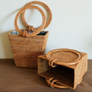 Sacs en rotin pour femmes, tendance du moment, meilleure qualité, sacs à main en fibres naturelles, prix compétitif. - Product Image 6