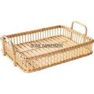 ถาดหวายทรงสี่เหลี่ยมผืนผ้าสวยงามอุปกรณ์สำหรับโรงแรมและร้านอาหารจากผู้ผลิตอินเดีย - Product Image 3