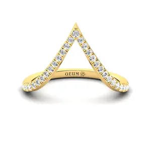 Big Rings Jewelry Women Luxury New Design Solid Gold Fine Jewelry Rings With Real Diamonds Ring For Women Jewelry