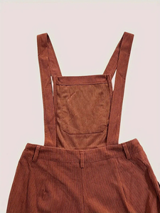 Mono Deportivo de Diseño Nuevo 2025, de una Pieza, con Patrón Sólido, Cuello Profundo, Cintura Alta, Ajuste Regular, Sin Mangas, Informal, Ecológico, de Lona - Product Image 3