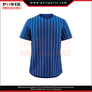 เสื้อเบสบอลอเมริกันสีน้ำตาลและสีฟ้า - Product Image 4