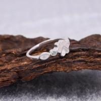 Hochwertiger 14k vergoldeter Sterlingsilber 8mm Hundepfoten-Zirkon-Lünettenring, halbmontiert, leerer Fassungsringschacht für DIY-Brustmilch- oder Haustier-Erinnerungsstücke