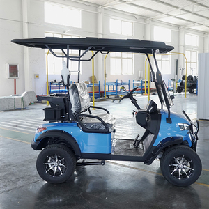 รถกอล์ฟไฟฟ้าแบบใหม่ แบตเตอรี่ลิเธียม 72v 6 ที่นั่ง รถ UTV 4x4 เครื่องยนต์เบนซิน วิทยุ DAB รถคลับคาร์ ยานยนต์ที่ใช้แก๊ส - Product Image 5