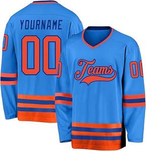 Nueva llegada Jersey de hockey sobre hielo 2025 personalizado Premium equipo uniforme OEM sublimación ropa deportiva Pro juego camisa a granel proveedor al por mayor - Product Image 5