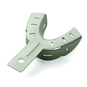 Bandeja de Impresión Manual Profesional de Acero Inoxidable con Patrón Sólido, Equipo Dental con Certificación CE Clase II, Tamaños Personalizados - Product Image 2