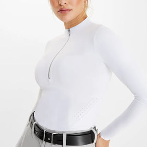 Custom Color New Arrival <b>Horse</b> <b>Riding</b> Base Layers Shirts <b>Top</b> <b>Horse</b> <b>Riding</b> Base Layer Women Long Sleeve <b>Horse</b> <b>Riding</b> Equipment - Product Image 3