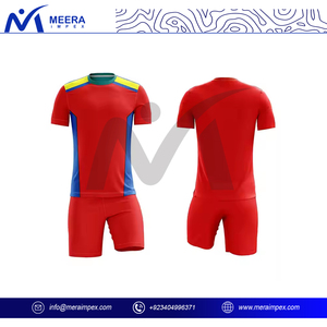 Men <b>Soccer</b> Uniform Set Sublimated Quick Dry Lightweight Jersey Shorts OEM ODM Breathable Anti-Bacterial Football Kit Tournament - Product Image 2