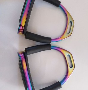 Top Trending Colección ecuestre Acero inoxidable Flexi Impreso Estribos Plástico Ligero Mejor Colección Premier Mayorista - Product Image 6