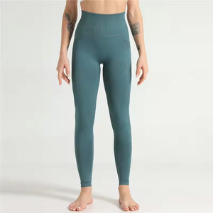 Ropa deportiva Ropa de gimnasio Ropa deportiva Mujer Ropa de fitness Pantalones de yoga Mujer Leggings Slim Fit Yoga Mujeres Legging Venta al por mayor Tarifa OEM Personalizado - Product Image 4