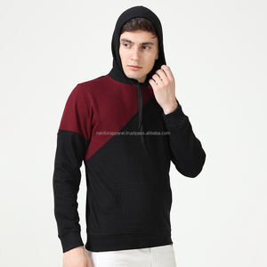 Nardon Apparel OEM Custom Vintage Men's Hoodie blocked Color Fit Hoodie para hombres - Product Image 3