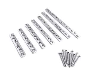 Juego de 7 placas DCP anchas con instrumento veterinario de tornillo de corteza de 50 (4,5mm) - Product Image 6