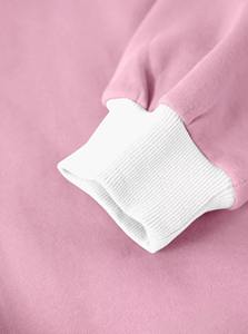 Sweat-shirt oversize à col en V unisexe, pull ample à ourlet et poignets côtelés, streetwear décontracté, sweat à capuche - Product Image 2