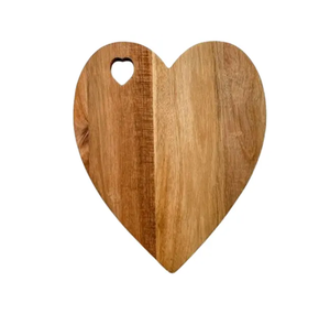 Planche à découper en bois en gros en forme de coeur cadeaux d'anniversaire de fête des mères accessoires de hachage en bois naturel - Product Image 1
