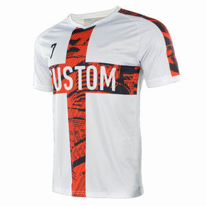 2024 meilleure vente personnalisé doux respirant séchage rapide maillot de football pour adultes personnalisé nom impression vêtements de sport pour les équipes - Product Image 2