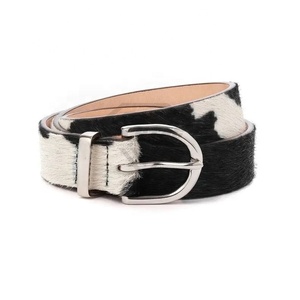 Ceinture pour hommes en cuir véritable personnalisé avec boucle ardillon Ceintures en cuir de vachette avec marque privée en gros - Product Image 1